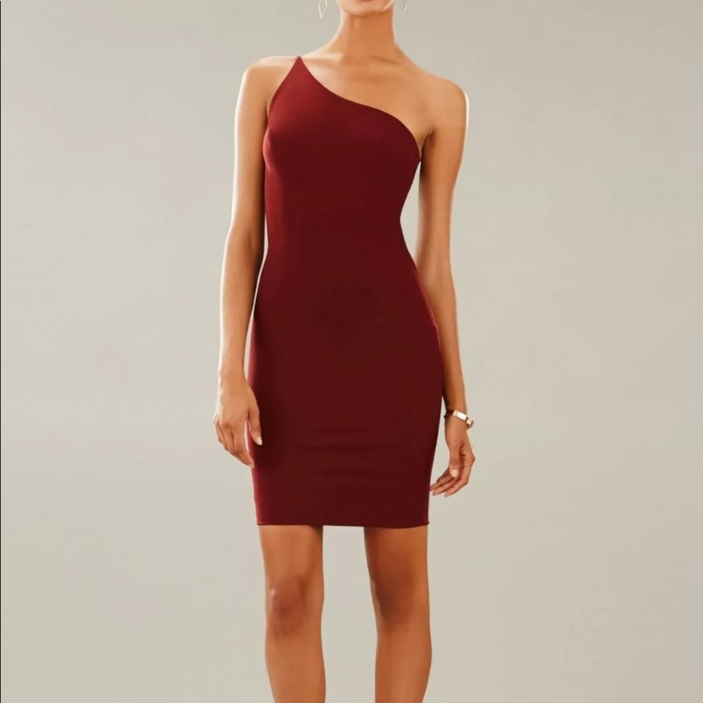 Dress the Population Bodycon Burgandy Dress SZ XL